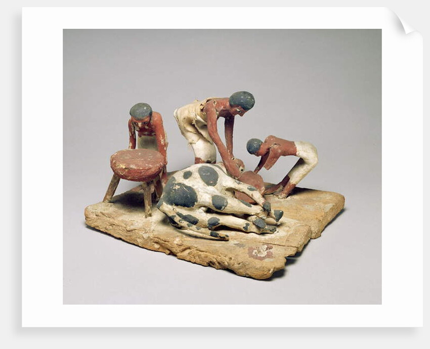 Model of butchers at work by Egyptian 12th Dynasty