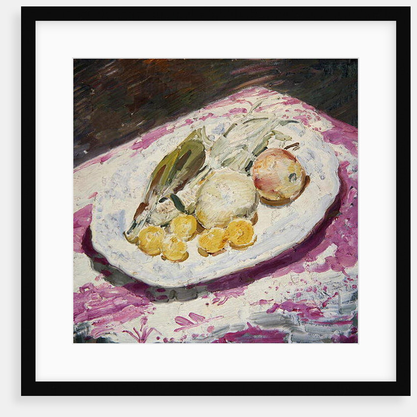 Still Life, fruit on a dish, 1829 by William Nicholson