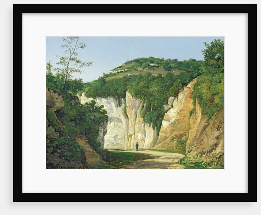 Cremieu, 1847 by Henri-Joseph Harpignies