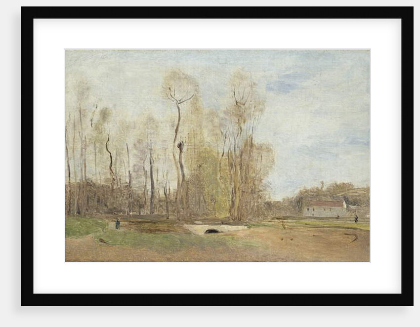 Auvers-sur-Oise: Daubigny's pond, c.1855 by Jean Baptiste Camille Corot