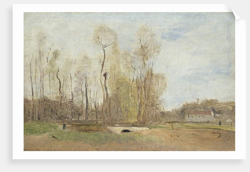Auvers-sur-Oise: Daubigny's pond, c.1855 by Jean Baptiste Camille Corot
