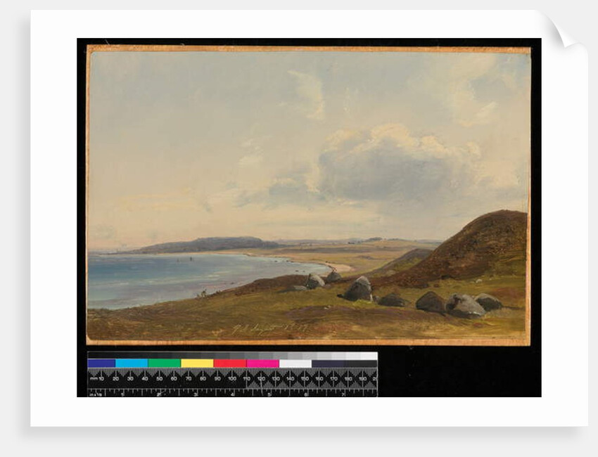 View towards Hesbjerg from the Hornbaek estate, 1857 by Vilhelm (fl.1857) Peterson