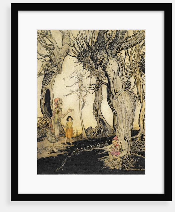 The trees and the axe by Arthur Rackham