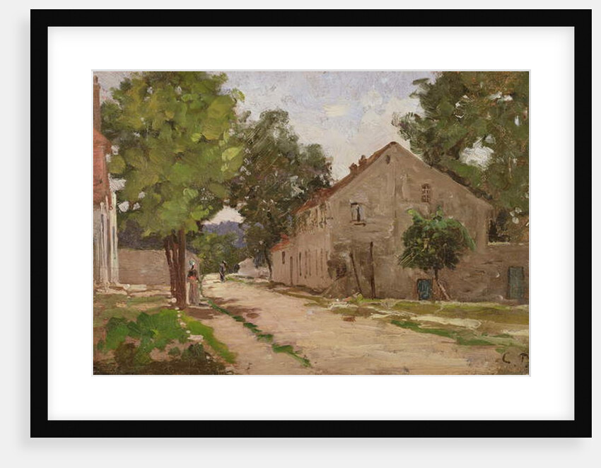 Route de Port-Marly, c.1860-67 by Camille Pissarro