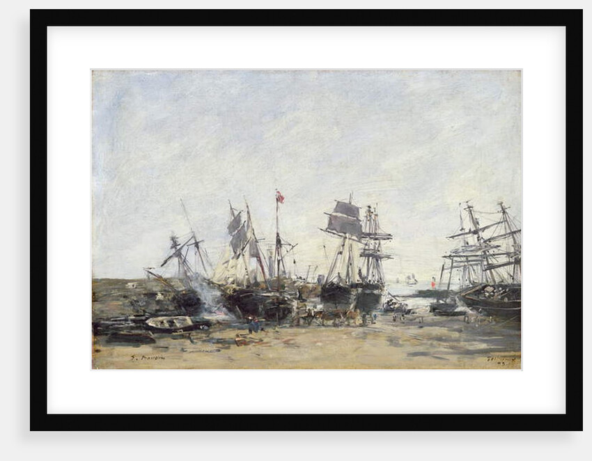 Portrieux, c.1873 by Eugene Louis Boudin