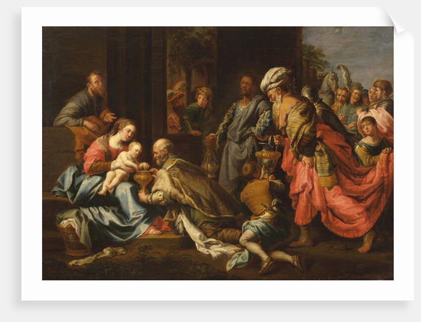 Adoration of the Kings, after van Loon by Jeremias Majer