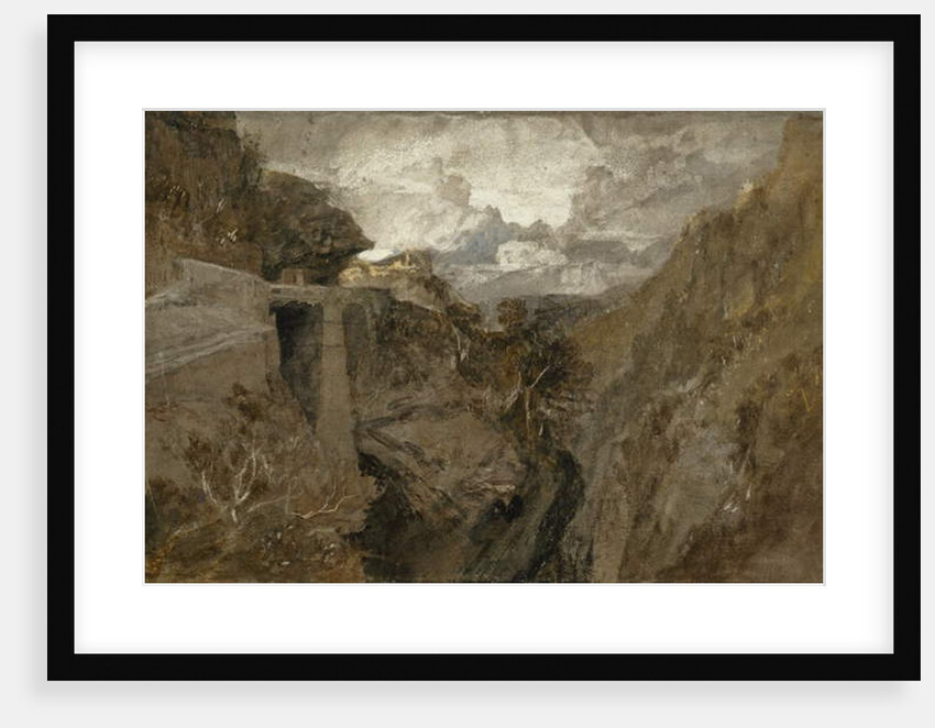 Fortified Pass, Val d'Aosta, 1802 by Joseph Mallord William Turner