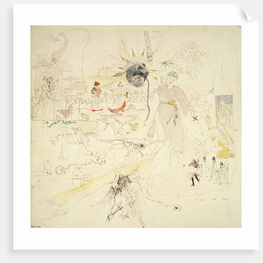 A dream in absinthe, 1890 by Charles Edward Conder