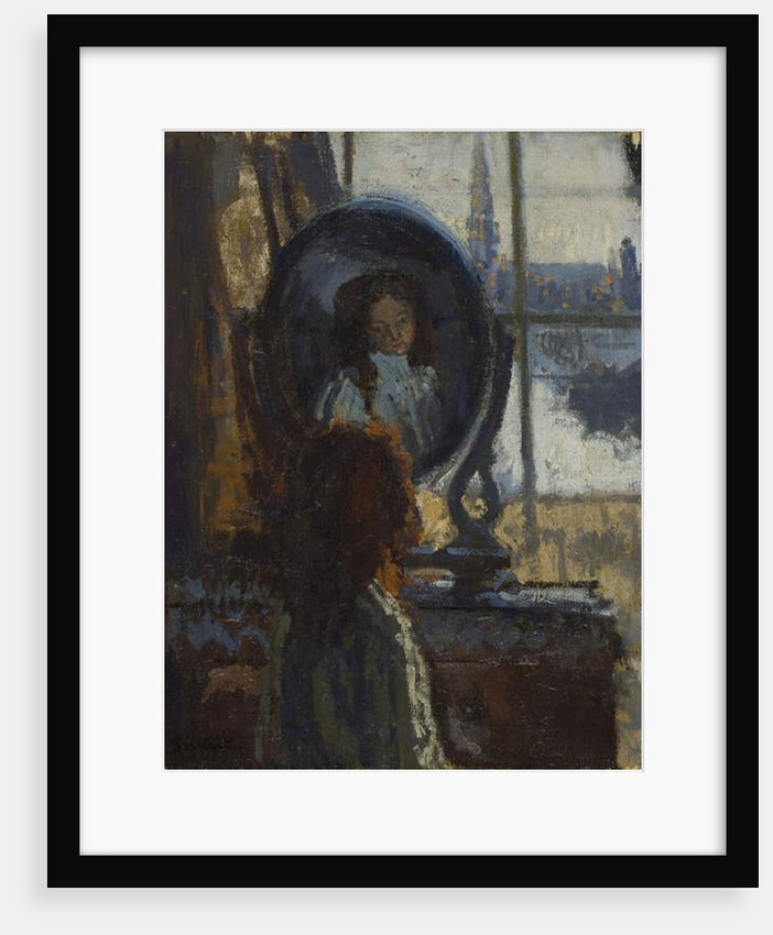Girl at a looking-glass, little Rachel, 1907 by Walter Richard Sickert