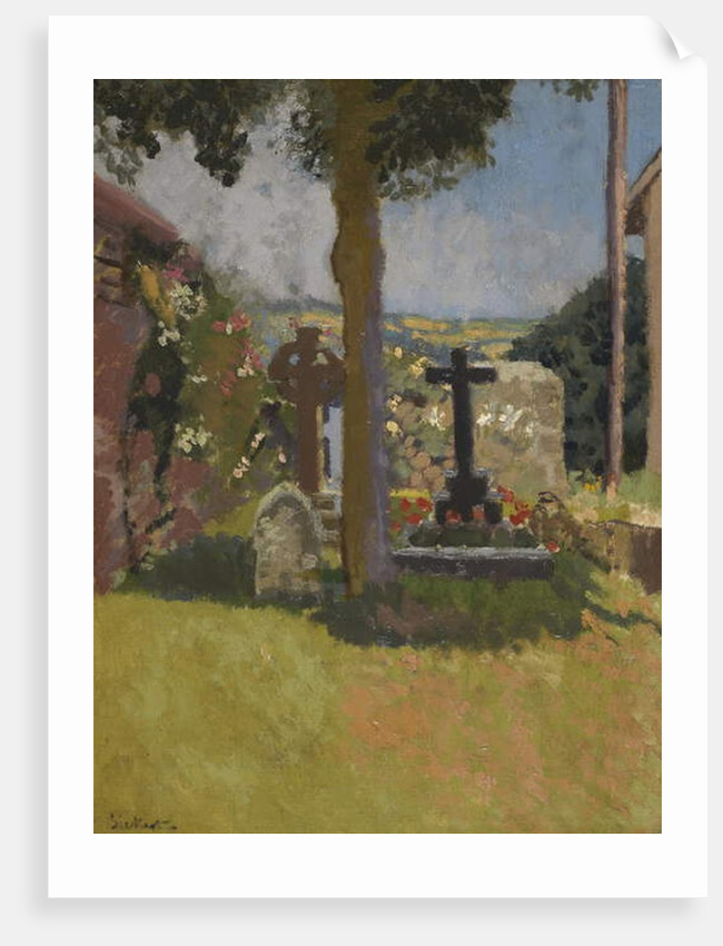 Chagford churchyard, Devon, 1915 by Walter Richard Sickert