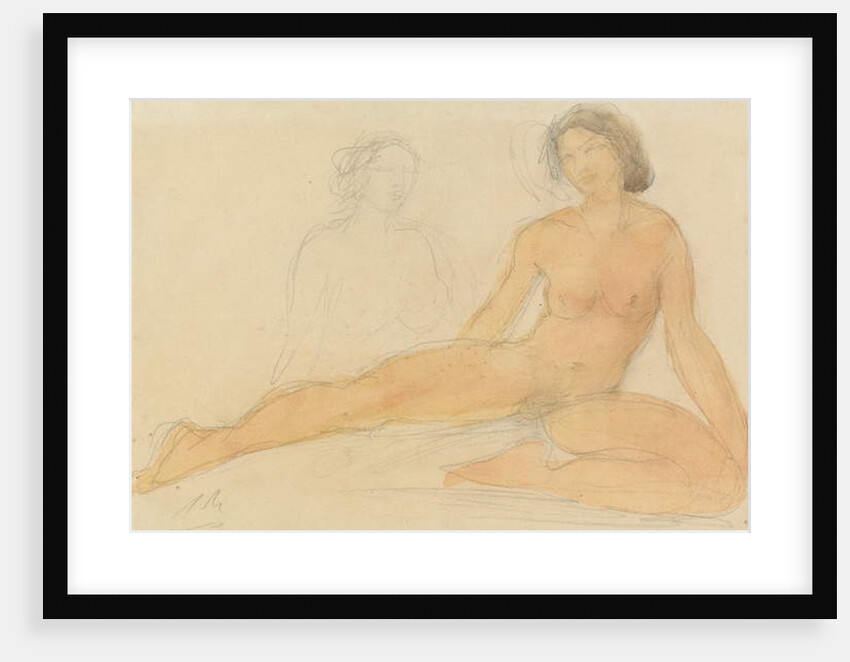 Two seated nudes by Auguste Rodin