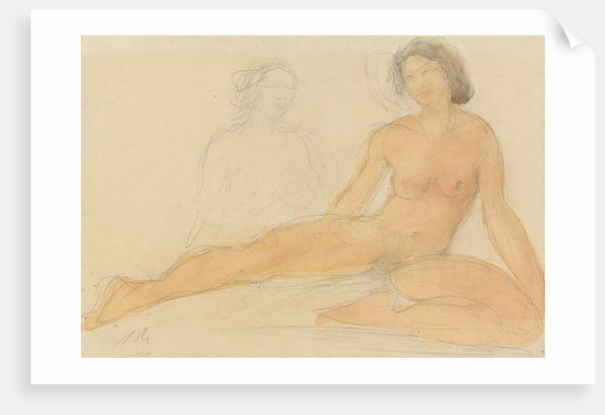 Two seated nudes by Auguste Rodin
