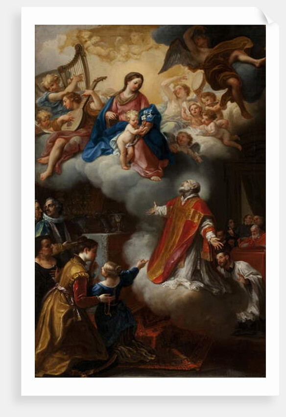 The Vision of St. Philip Neri, 1721 by Marco Benefial