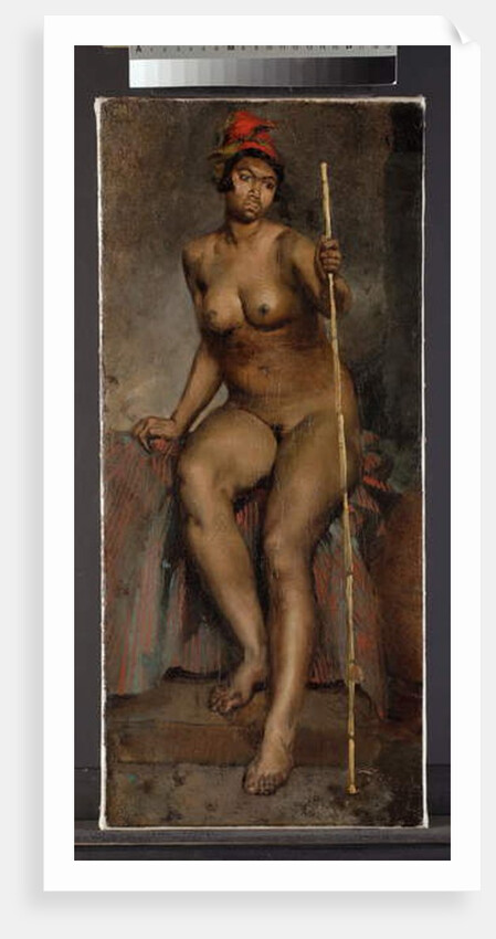 Study of a mulatto woman, 1820-25 by French School