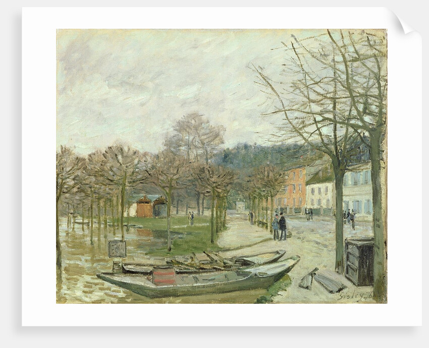 The Flood at Port-Marly, 1876 by Alfred Sisley