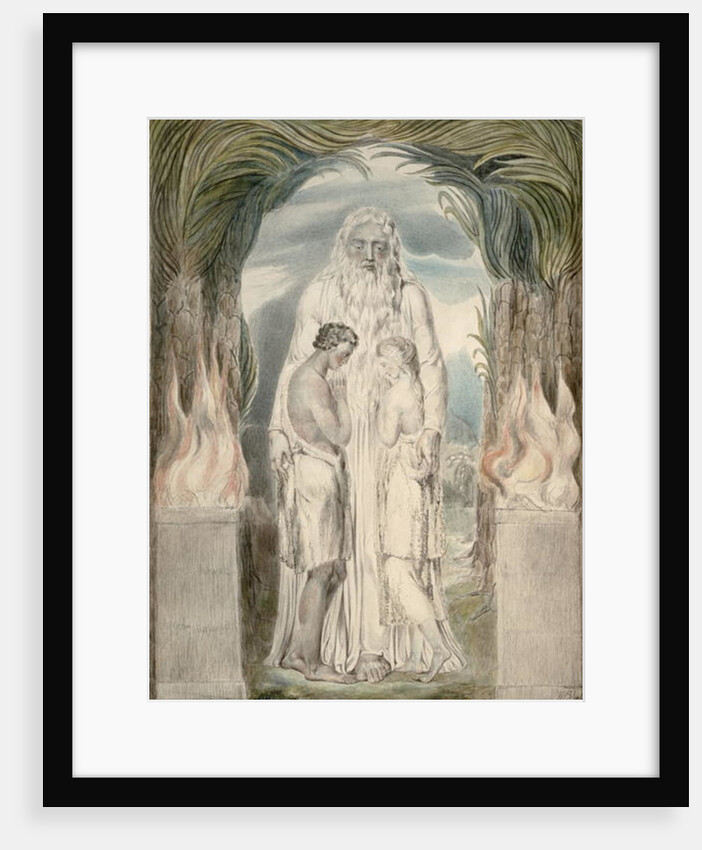 The Angel of the Divine Presence by William Blake