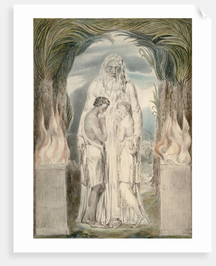The Angel of the Divine Presence by William Blake