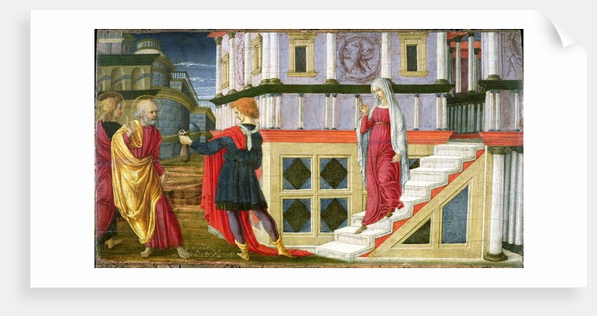 Simon Magus Offering St. Peter Money, 1470-75 by Liberale da Verona