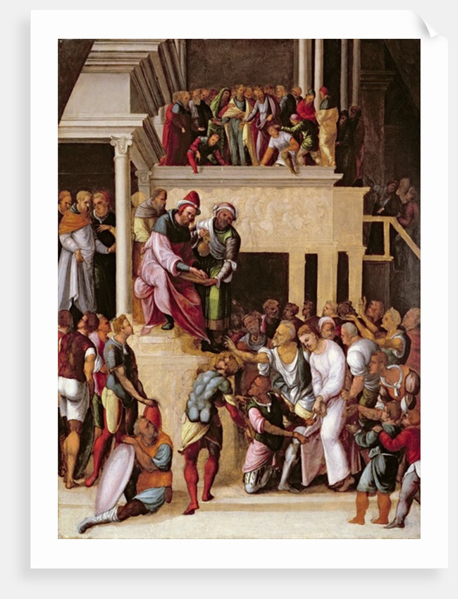 Christ Before Pilate, c.1530 by Lodovico Mazzolino