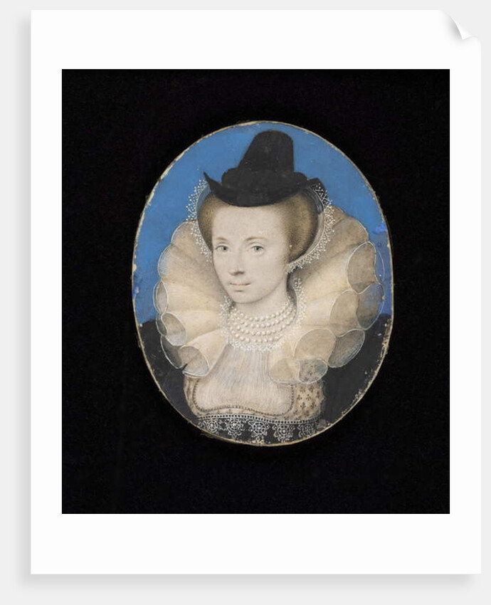 Unknown lady, c.1595-1600 by Isaac Oliver
