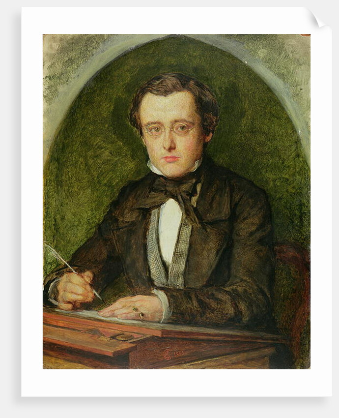 Portrait of Wilkie Collins 1853 by Charles Alston Collins