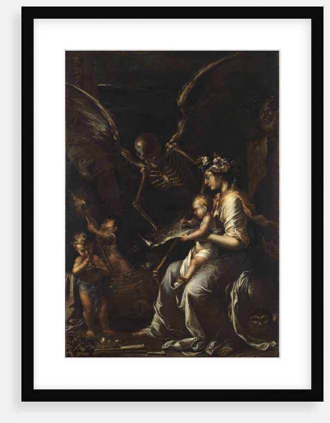 Human Frailty, c.1656 by Salvator Rosa