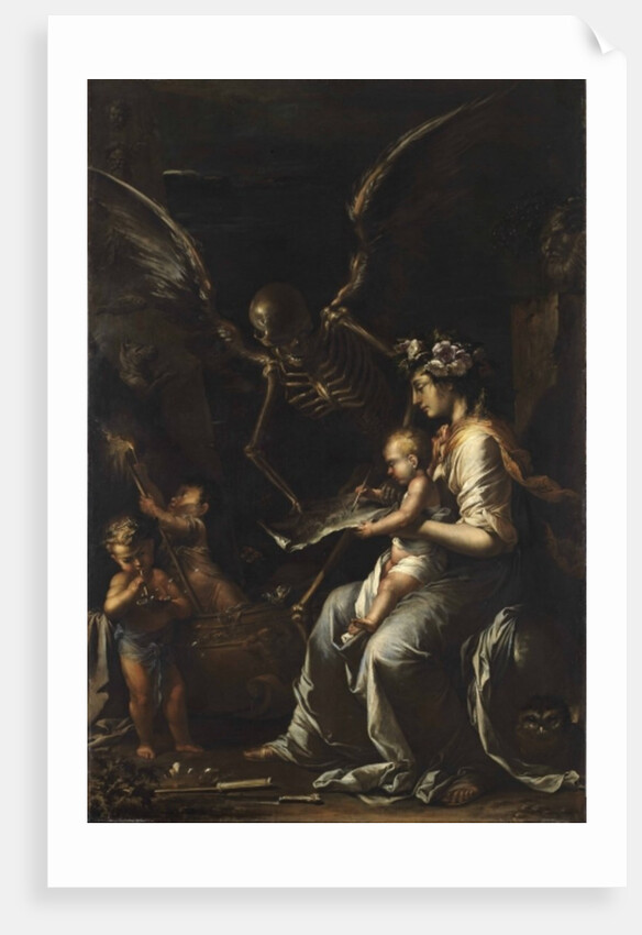 Human Frailty, c.1656 by Salvator Rosa