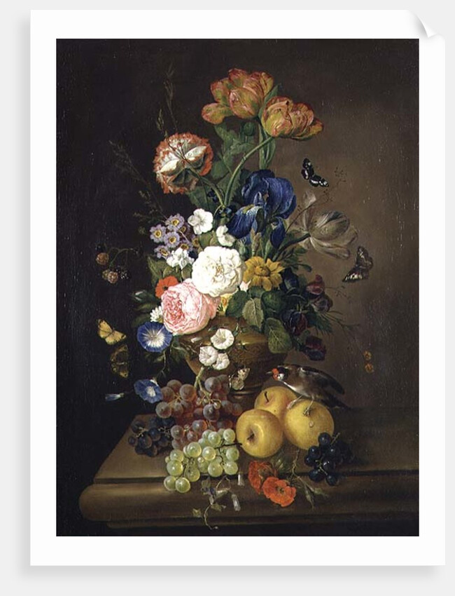 Vase of Flowers, c.1790s by Mary Moser