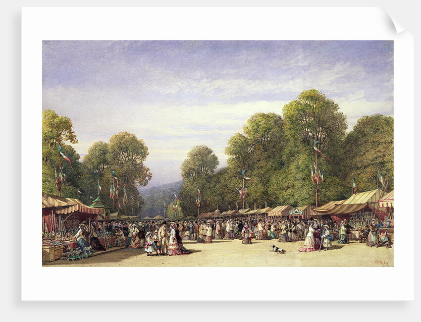Festival at St. Cloud, c.1860 by William Wyld