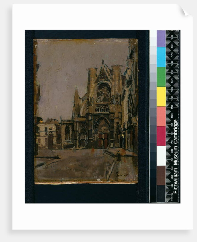 Church of St Jacques, Dieppe, 1899-1900 by Walter Richard Sickert