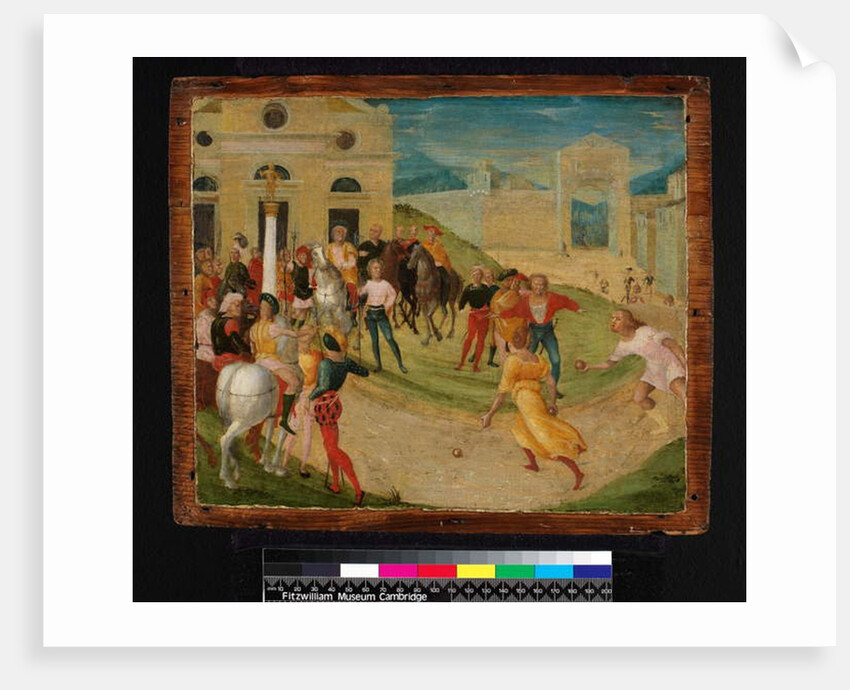 Atalanta's race, before 1555 by Niccolo the Younger Giolfino