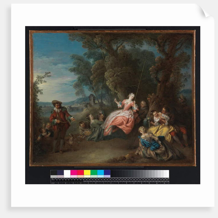 La Balançoire, before 1736 by Jean-Baptiste Joseph Pater