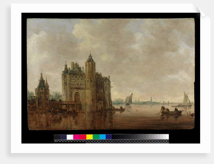 A Watergate by an Estuary, 1644 by Jan Josephsz van Goyen