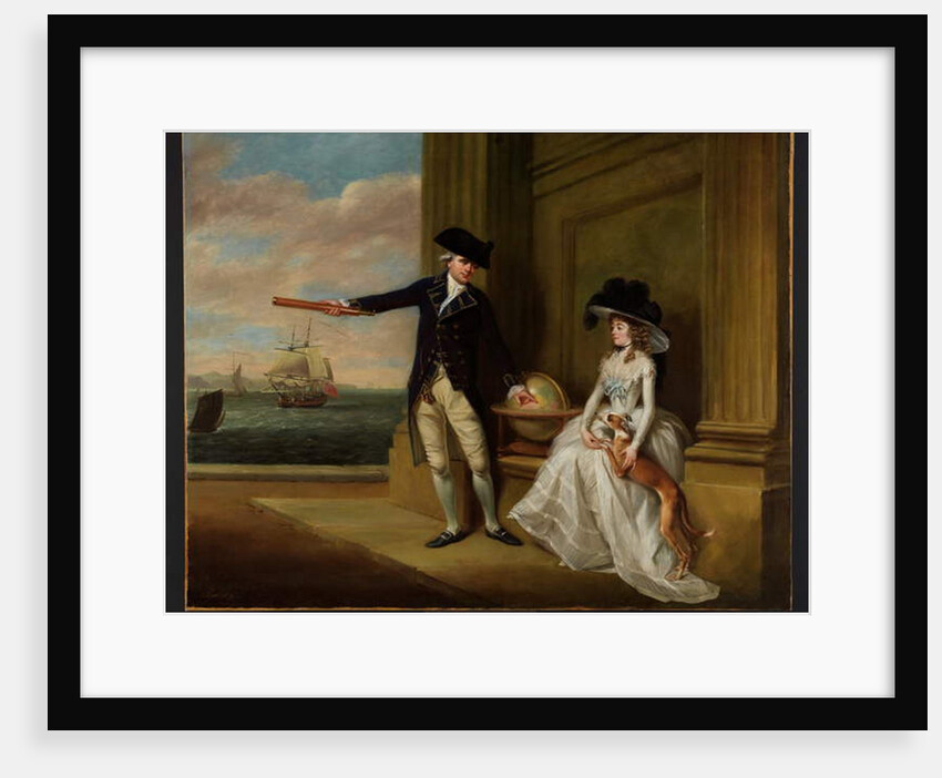 Portrait of Captain and Mrs Hardcastle, 1785 by John Russell