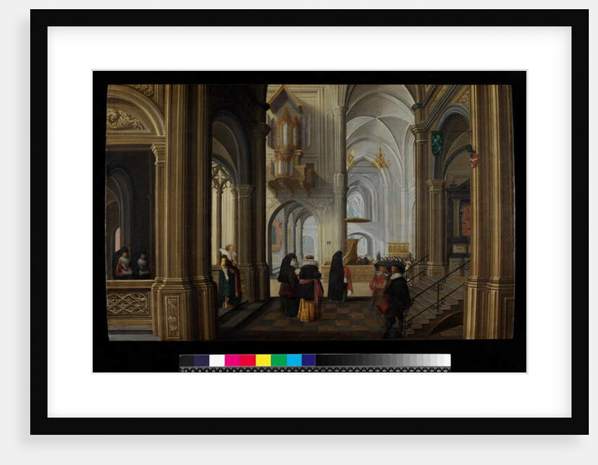 Interior of a Church, 1628 by Dirck van Delen