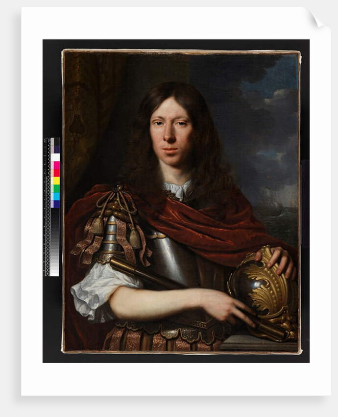 Gentleman with Helmet, before 1690 by Pieter Nason