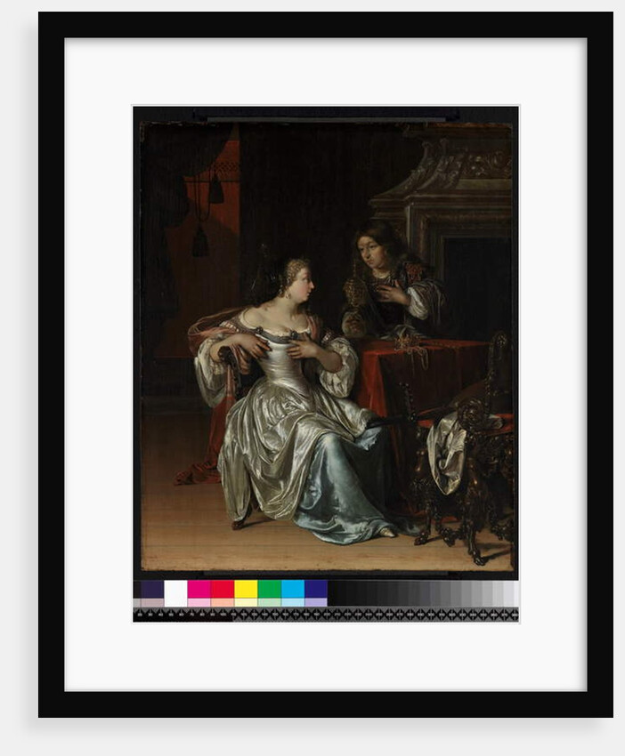 Tancred's servant presenting the heart of Guiscard in a golden cup to Guismond, 1675 by Adriaan van der Werff