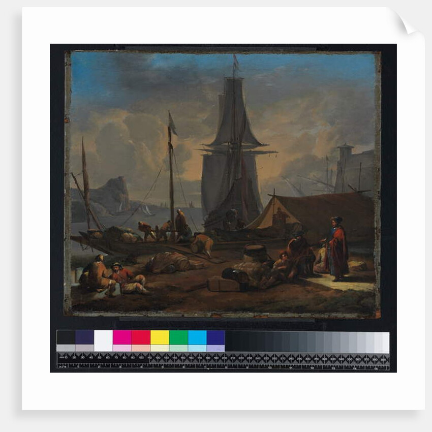A Port Scene, before 1674 by Johannes Lingelbach