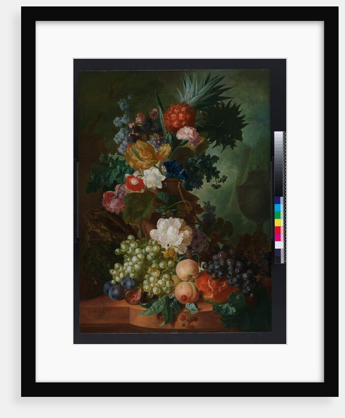 Vase of flowers and fruit, before 1808 by Jan van Os