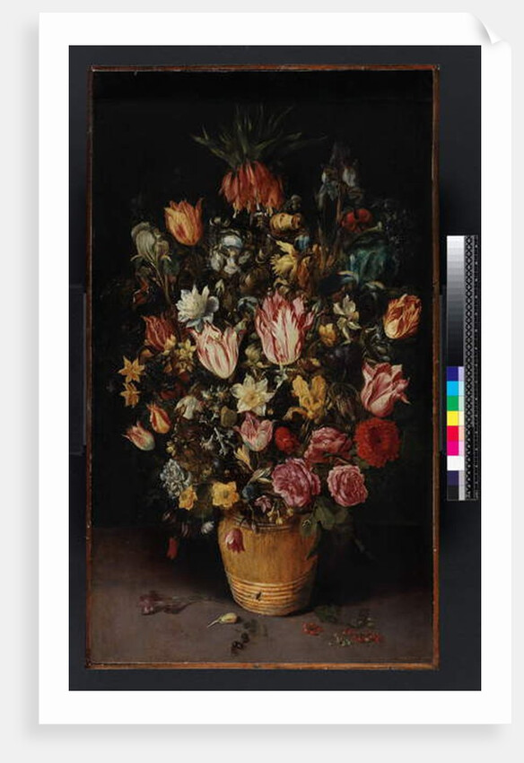 Tub of flowers, 1614 by Kasper or Gaspar van den Hoecke