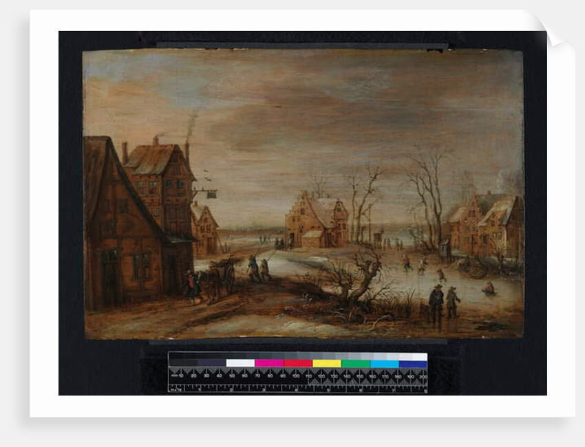 A Village in Winter by Frans de Momper