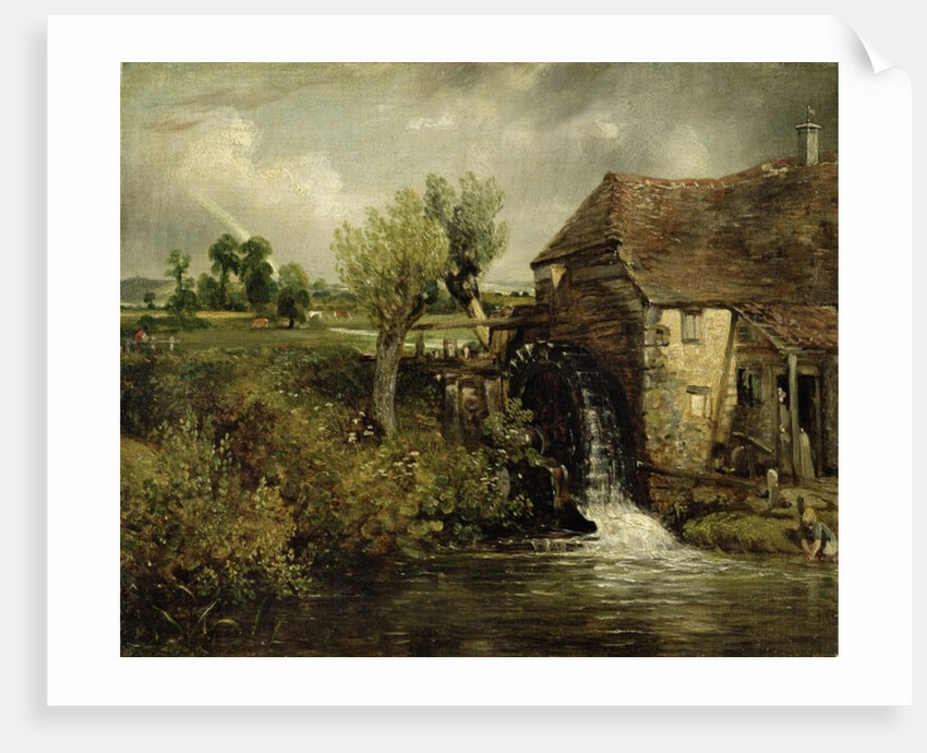 Parham's Mill, Gillingham, Dorset, 1824 by John Constable