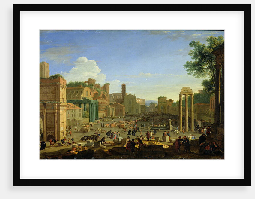 View of the Campo Vaccino in Rome, c.1631 by Herman van Swanevelt