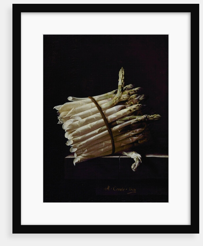Bunch of Asparagus, 1703 by Adrian Coorte