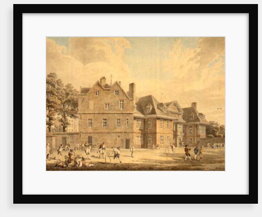 The Old Manor House, Marylebone, as a School, 1791 by Michael Rooker