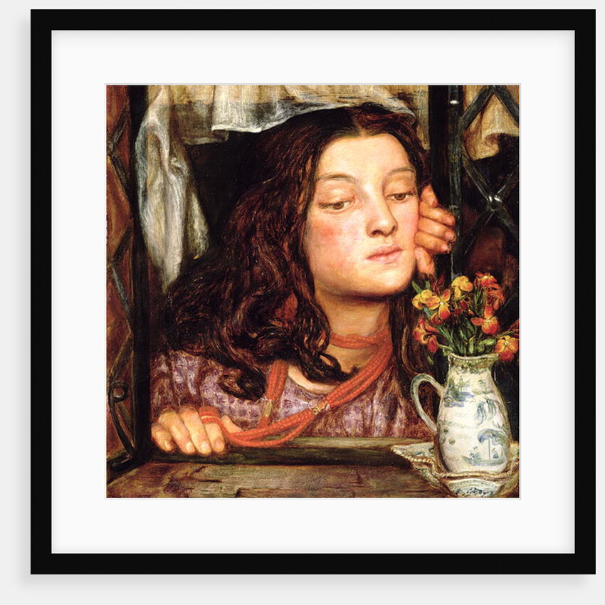 Girl at a Lattice, 1862 by Dante Gabriel Charles Rossetti