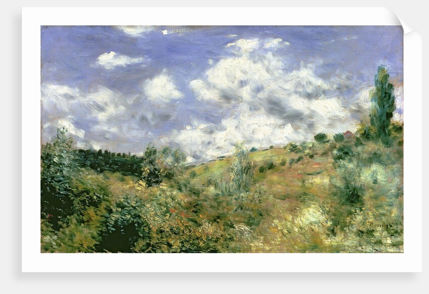 The Gust of Wind, c.1872 by Pierre Auguste Renoir