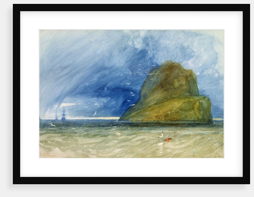 The Bass Rock, Scotland, c.1833-35 by John Sell Cotman