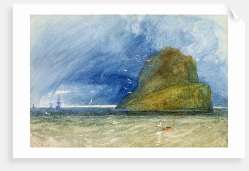 The Bass Rock, Scotland, c.1833-35 by John Sell Cotman