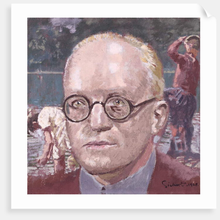 Portrait of Sir Hugh Walpole 1928 by Walter Richard Sickert